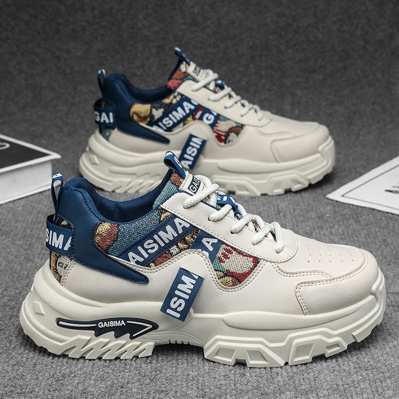 New Fashion New Men's Fashion Casual Low Top Sports Shoes Students Thick Sole Comfortable Sneakers Boys Male Classic Breathable Basketball Shoes