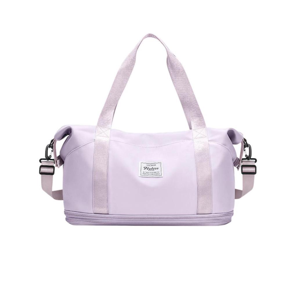 Landcase Multifunctional Travel Bag, Sports and Fitness Handbag, Swimming Bag, Purple