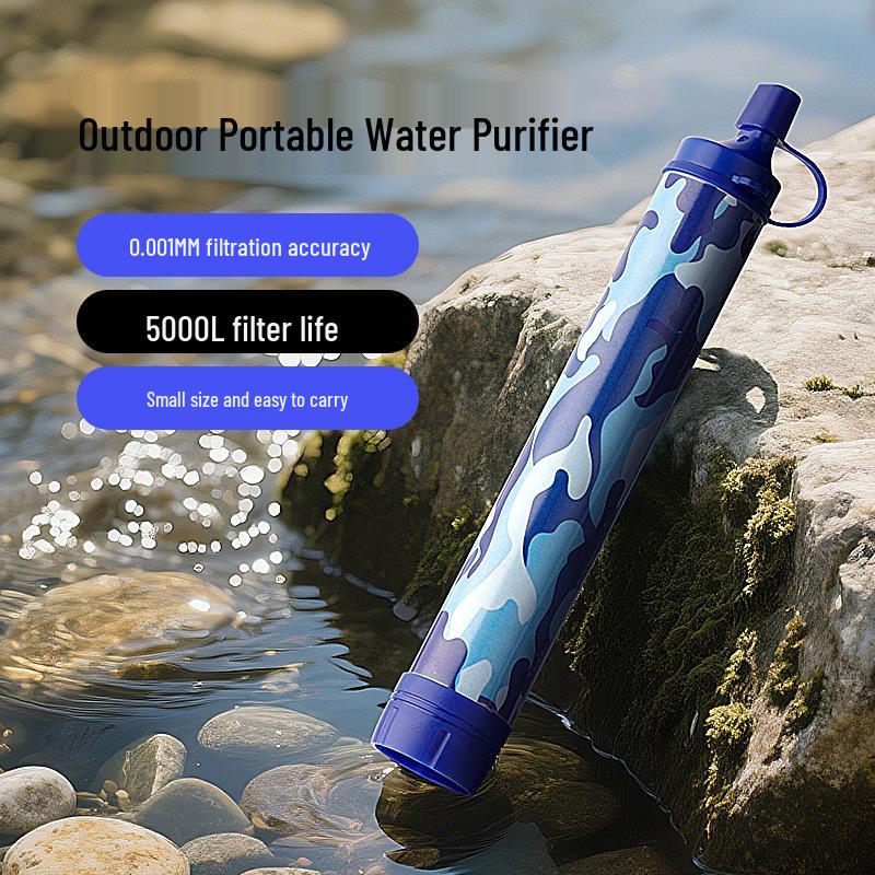 Wild Life Emergency Outdoor Water Filter & Purifier for Direct Drinking