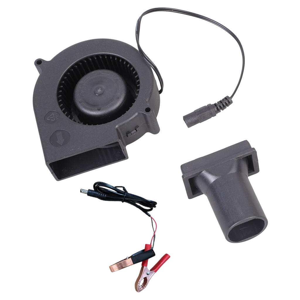 Heavy Duty 12V 2.94A 7000RPM Industrial Fan for Barbecue Grills Wood Stove & Workshop Air Circulations Heat Dissipation