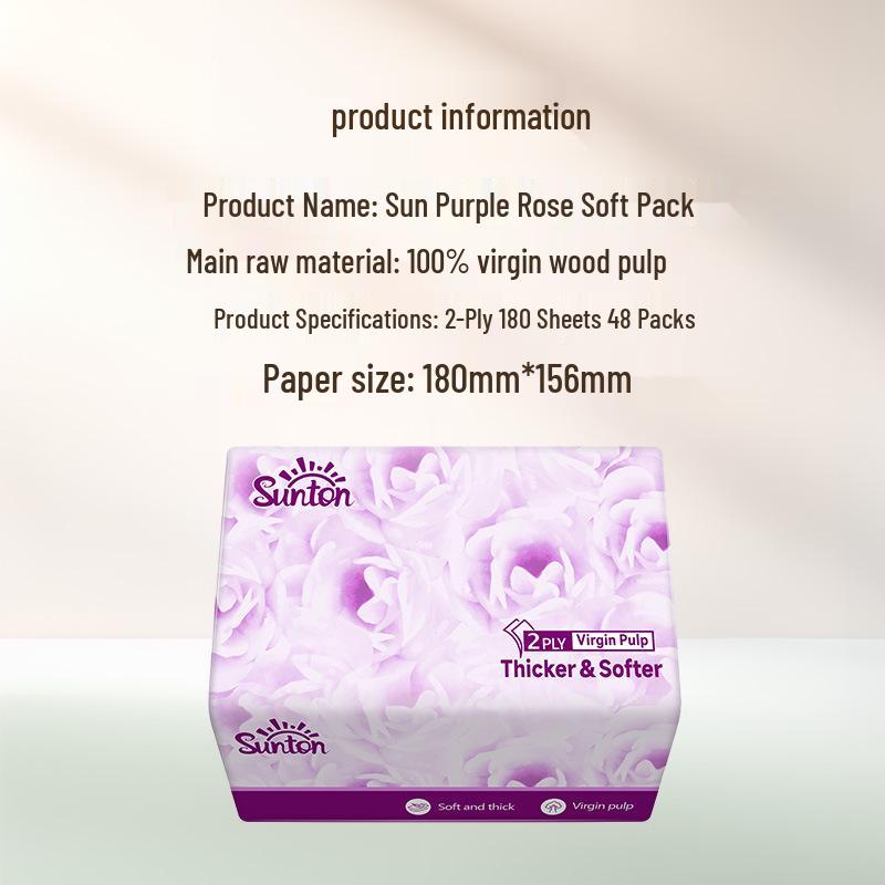 Sunton Pull-out Tissue Pack, 180 Large Sheets, Restaurant & Catering Napkins