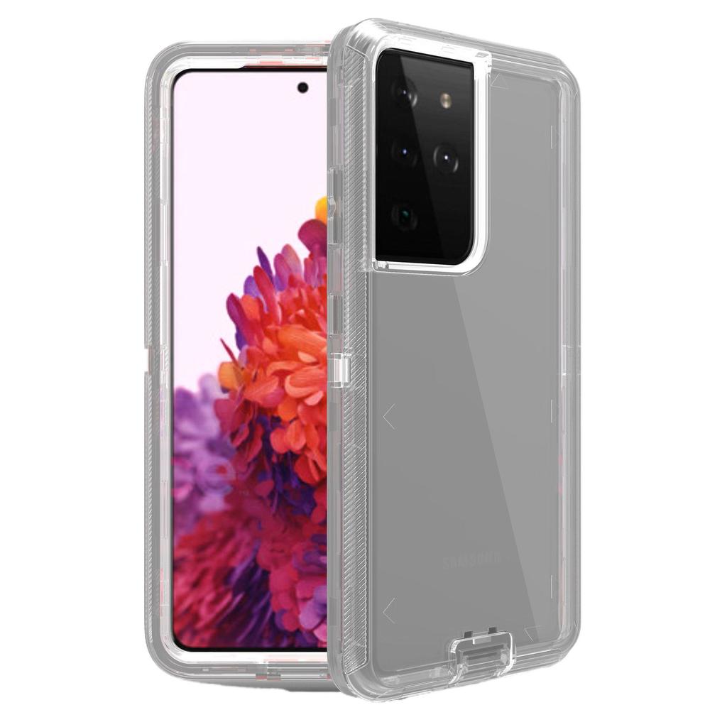 Compatible with Samsung S26 Ultra case and transparent rugged robot, S25 Ultra airbags, S24 Ultra case