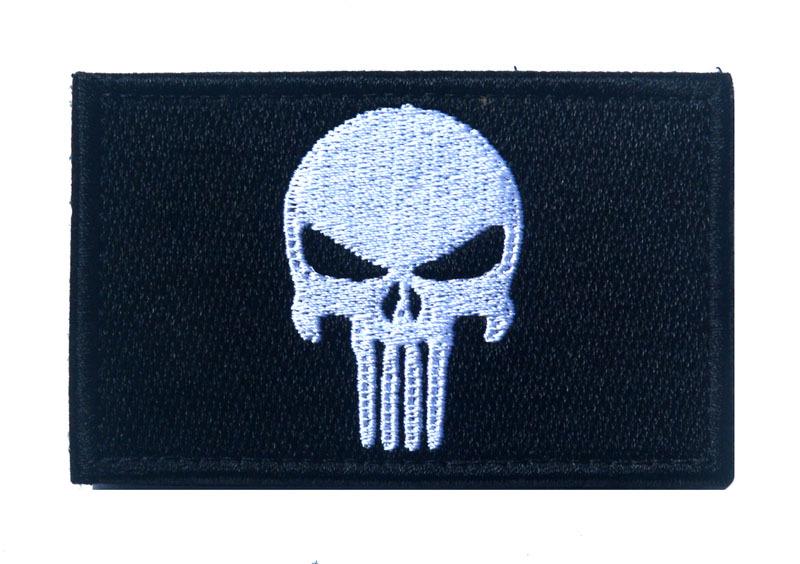 Punisher Tactical Military Fan Velcro Armband Patch