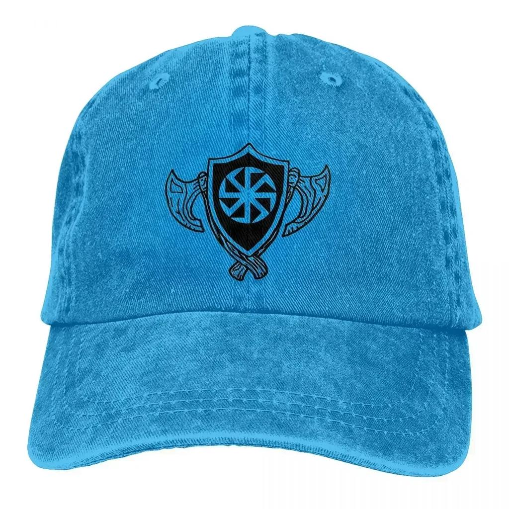 Summer Cap Sun Visor Hip Hop Caps Slavic Perun Sign Svarog Creator God of the Sky Cowboy Hat Peaked Hats