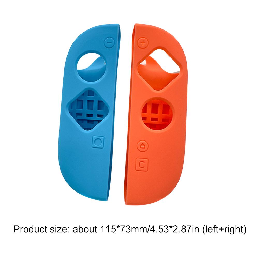 2PCS Protective Cover Clear Soft Silicone for Nintendo Switch2 Joy-Con Controllers Anti-Slip Grip Shell Full Protection Case