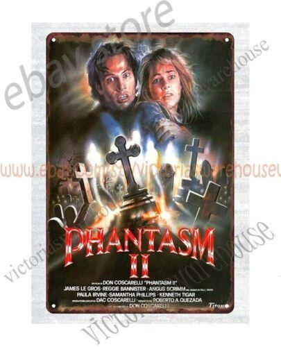 

Phantasm horror movie poster Halloween thriller metal tin sign wall artAluminum 20x30cm（7.8x11.8inch）