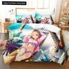THE iDOLM@STER Cinderella Girls Starlight Stage 3D Printed Anime Bedding Set for Adult Boys Duvet Cover