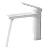Square White Bathroom Basin Faucet