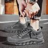 Spring new street mesh versatile sports and leisure men's shoes, black, khaki, gray