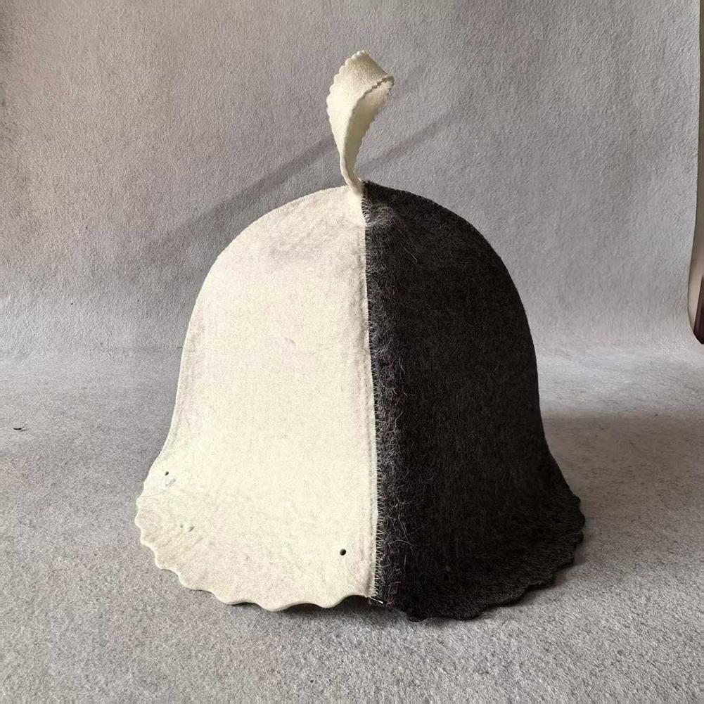 Felt Sauna Cap Pilot Sauna Hat Ear Protection Hair Protection