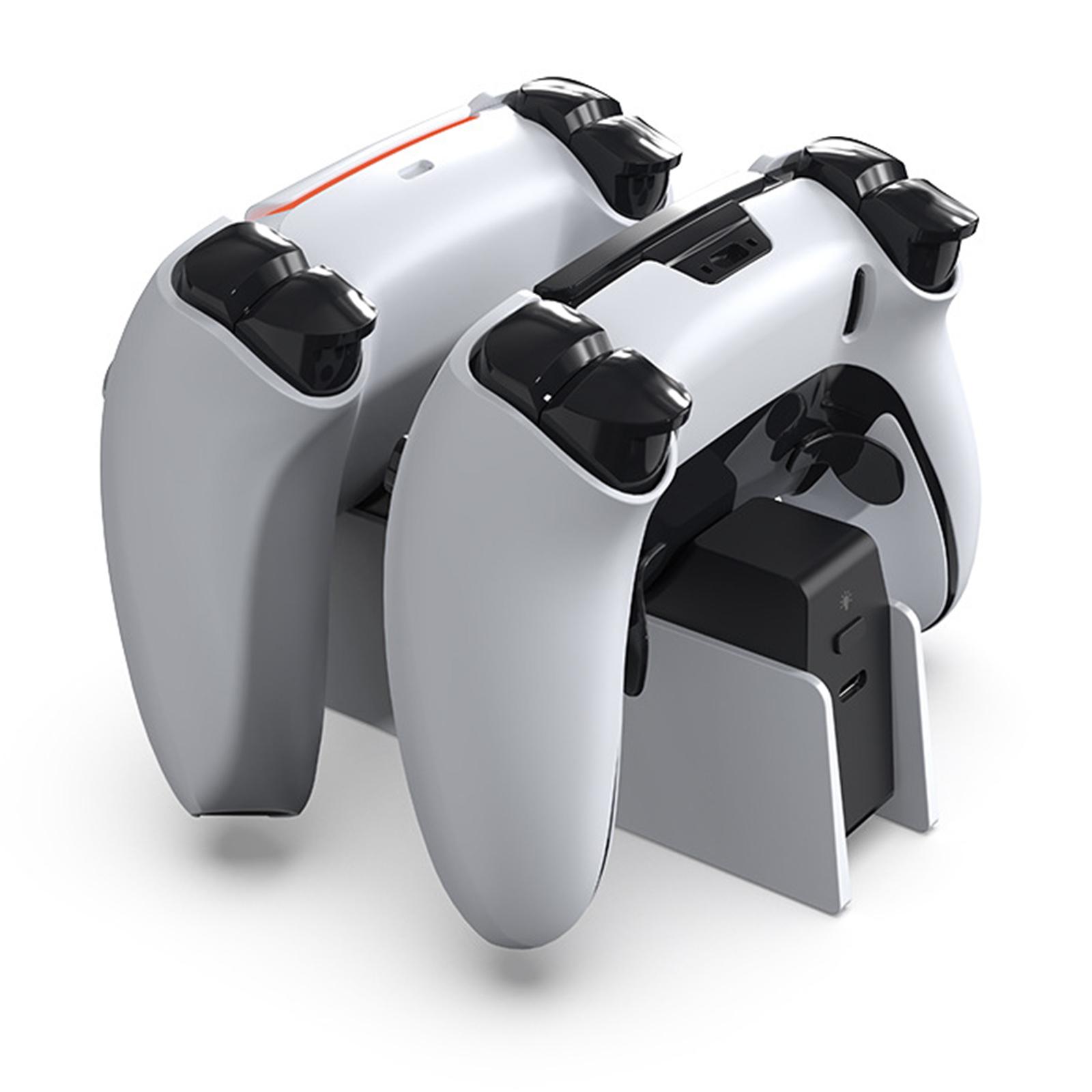 Для контроллера PS 5 Зарядная станция RGB-индикатор Двойная быстрая зарядная база 2 в 1 Док-станция для зарядки контроллера Игровые аксессуары CHINA