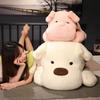 Cartoon Sweater Elf Party Dog Doll Throw Pillow Large Plush Toy Car Decoration