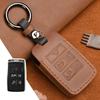 Echtleder-Schutzhülle für Land Rover Range Rover Sport Velar Evoque Freelander Discovery Jaguar XF XJ XJL XE Schlüsselanhänger Hülle