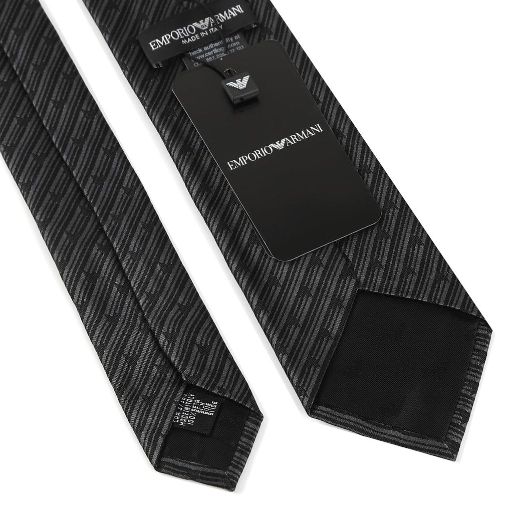 EMPORIO ARMANI Tie Gift EA68 (EA68-10 Black/Gray PH007-00998) [Used]