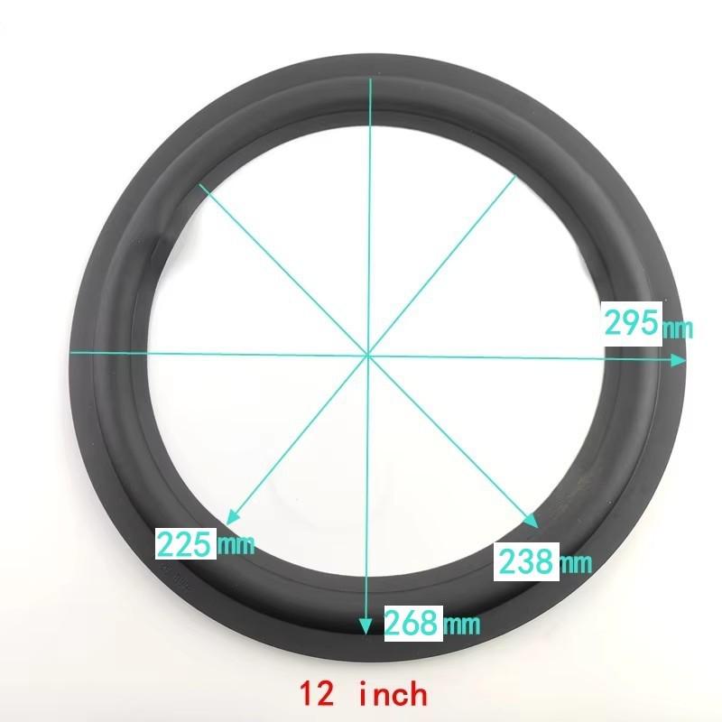 Rubber Edge Speaker Repair Rings—1.5 To 12 Inch Sizes Available