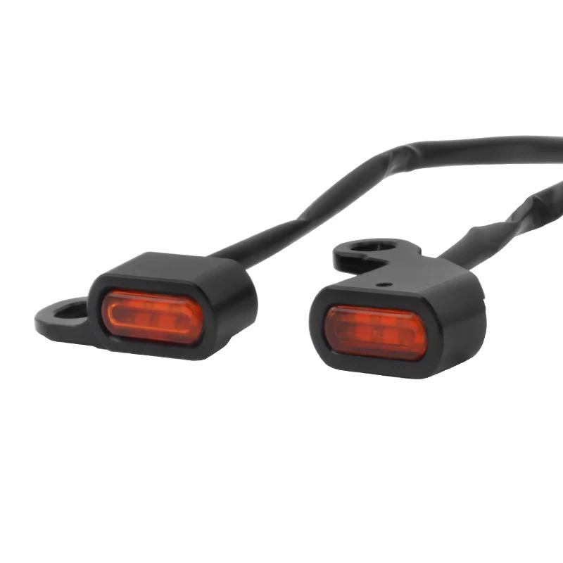 Motorcycle Mini LED Turn Signal Light Running Indicator Lamp For Harley Softail 00-14 Dyna 99-17 Sportster XL883 1200 X48 96-03