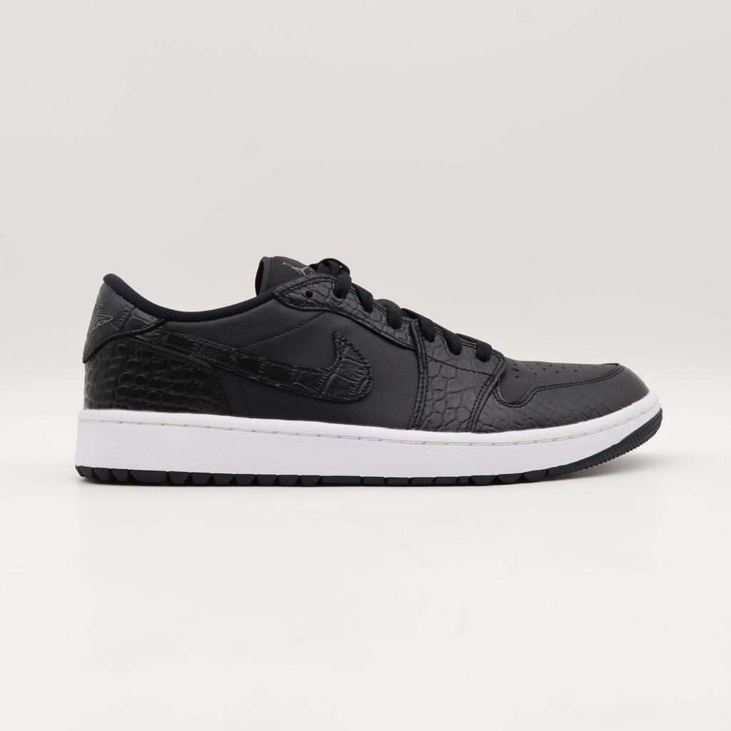 DD9315-003 Nike Air Jordan 1 Low Golf Black Crocodile Skin Iron Grey (Men's)