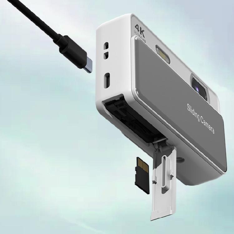 ABS Sliding Digital Camera with 16X Opticals Zooms And Crystals Clear 4K Footages For Capturing Memorys