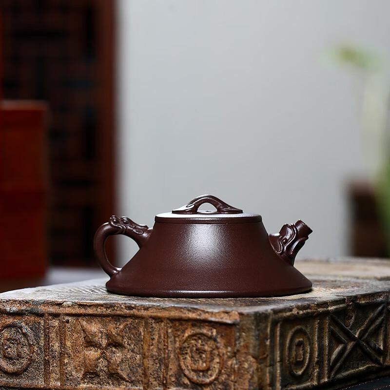 Yixing Zisha Dragon Ruyi Teapot