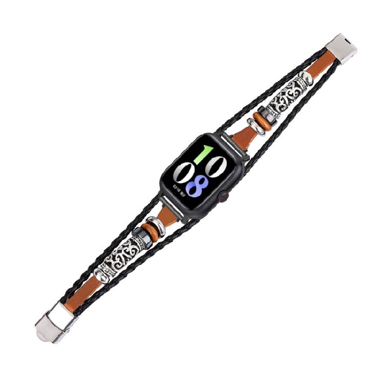 Beaded Watch Band for Intelligent Watch National Style Watchband Smartwatch Bracelet Belt DIY Aesthetic Accessory