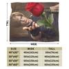 Leon Keneddy Residents Evils Druckdecke für Männer Frauen Super Weich Warm Überwurfdecken für Sofa 50x60 Zoll Mehrere Größen