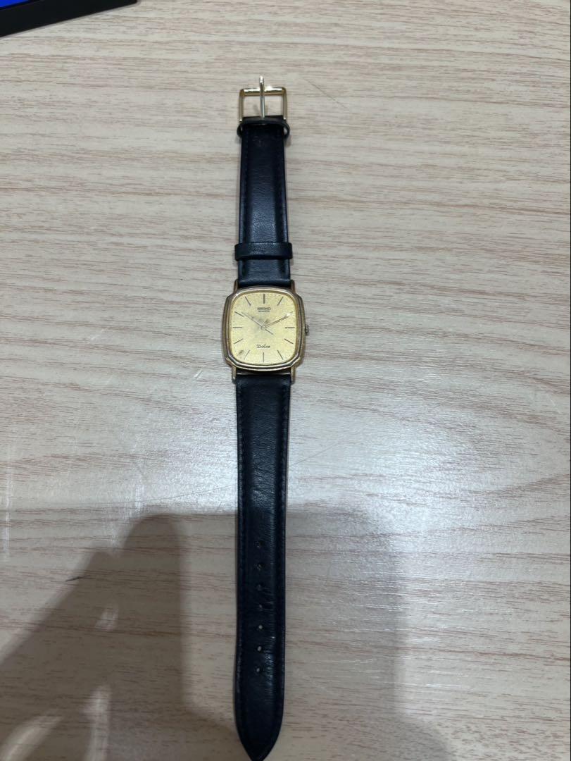

[USED] SEIKO DOLCE Quartz Watch 6030-5550 Gold and Black