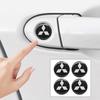 For Mitsubishi Outlander Lancer 10 9 EX Eclipse Mirage RALLIART 3D Car Lock Keyhole Stickers Door Lock Protect Interior Stickers