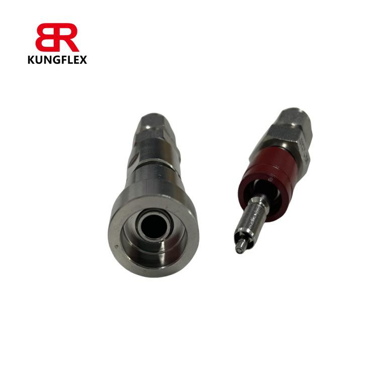 KUNGFLEX ND Series Quick Connect Fittings, 316L Stainless Steel, 3000psi NPT, Compatible with CPI Fittings.
