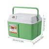 Small Cooler Large Capacity Portable Camping Cooler With Temperature Display Multifunctional Insulated Leakproof Camp Kitchen