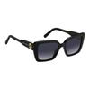 Marc Jacobs Logo Design Plastic Irregular Sunglasses Women Black MARC733S8079O