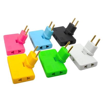 1 st Rotary Plug Converter En-i-tre 180-graders förlängningsplugg Multi-plugg Mini Ultra-tunn trådlös uttagsadapter
