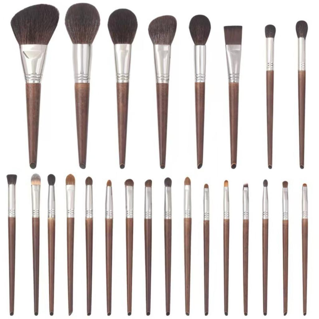 24Pcs Synthetic Animal Hair Makeup Brush Set, Cangzhou Professional Ultra Soft Makeup Brushes for Makeup Artists