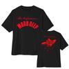 Mens Brand Fashion T-shirt Summer T Shirts Mobb Deep Mens Infamous On Red T-shirt Red Unisex Short Sleeve Male Casual Tee-shirt