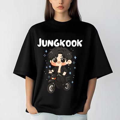 Chibi Jungkook Seven Shirt, Jungkook Kpop Sweatshirt, Jungkook Christmas Shirt, Jungkook Shirt, Seven JK Shirt Unisex Vintage Top Hip Hop Streetwear