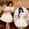 AOTYP Maid Lolita Cute Maid Outfit Available in 4 Light and Includes Short Sleeves and a This Neat and Cute Costume Set is Perfect for Amusement and