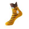4 Pair Women Students Funny Socks Cute Cartoon Fun Funky Cat Warm Ladies Sock
