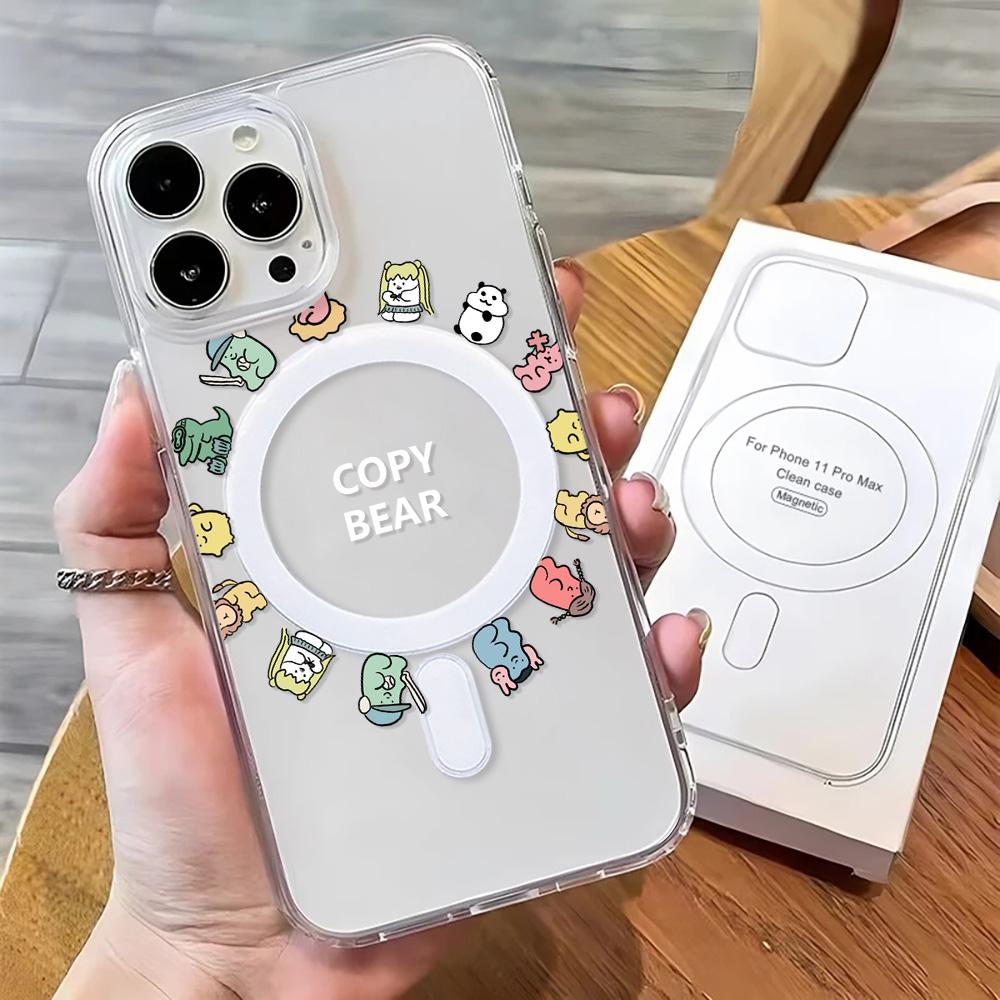 Magnetický kryt na telefon pro iPhone 11 12 13 iPhone 13 14 15 Pro 15 16 Pro Max Samsung A15 A16 A25 A26 A55 A56 S25 S24 S22 S23 Ultra S25 Edge