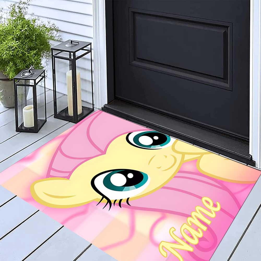 Little Pony (18) Customize your name rug, office chair cushion, home bedroom living room gift.