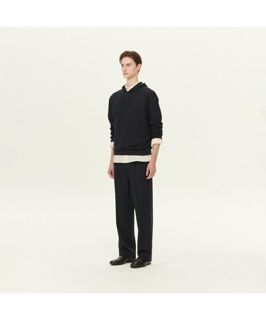 Kaembeulijimembeoseu Movere Hooded Long Sleeve Sweater - Navy Mcwas26701Nav