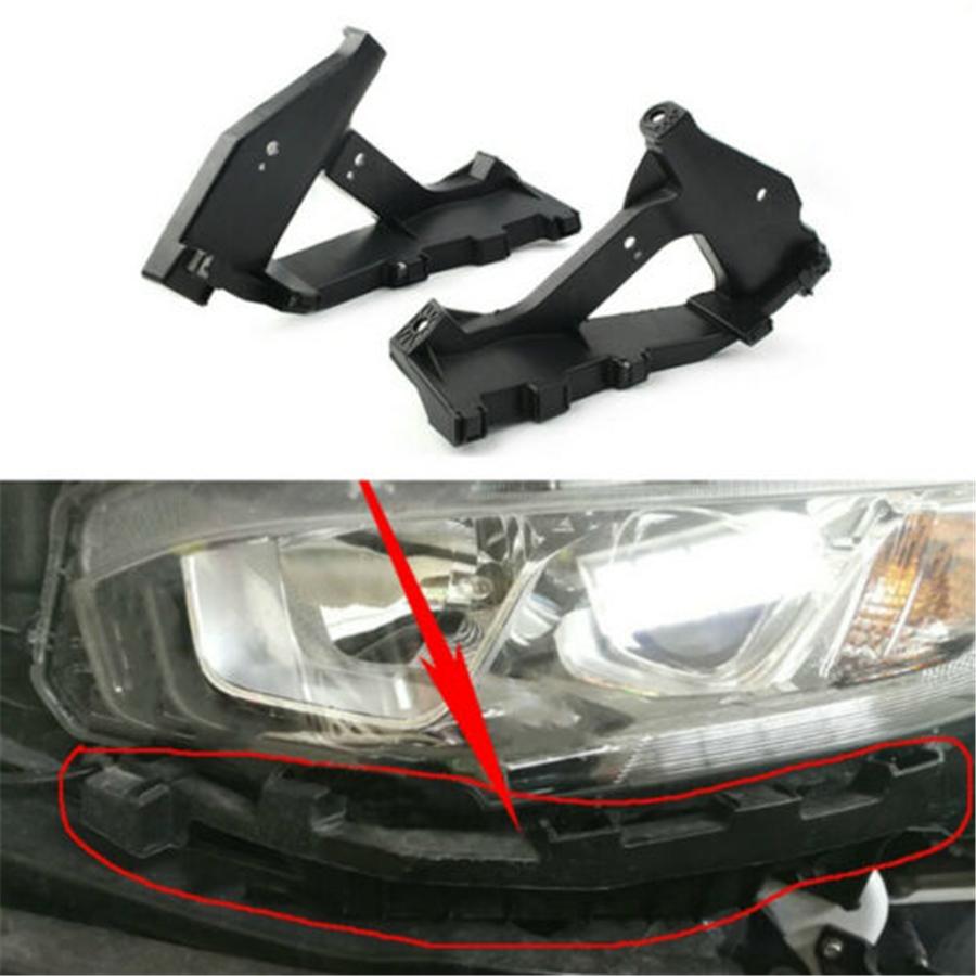 1Pair Headlight Head Light Lamp Support Brackets For Honda CIVIC Sedan 2016-2019