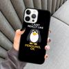I Just Really Like Penguins OK Phone Case For iPhone 17 Air 16 16e 15 13 14 Pro Max 11 12 Plus 2022 MAX Shell Cover