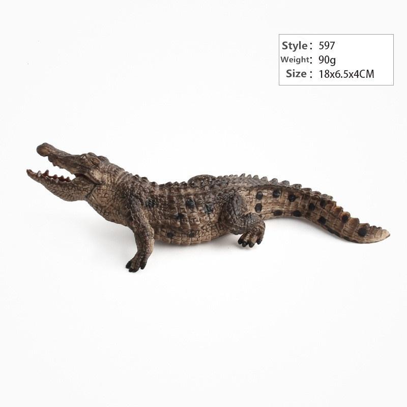9 Style Home Decor Animal Plastic Series Play Toys Simulation Animal Crocodile Model