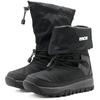 Neve Longo Fleece Falso 5680 Preto L Botas, Masculinas, Dobrável, Comprimento, Forrado, Outono/Inverno, Impermeável, Antiderrapante, Isolado, Repelente à Água,