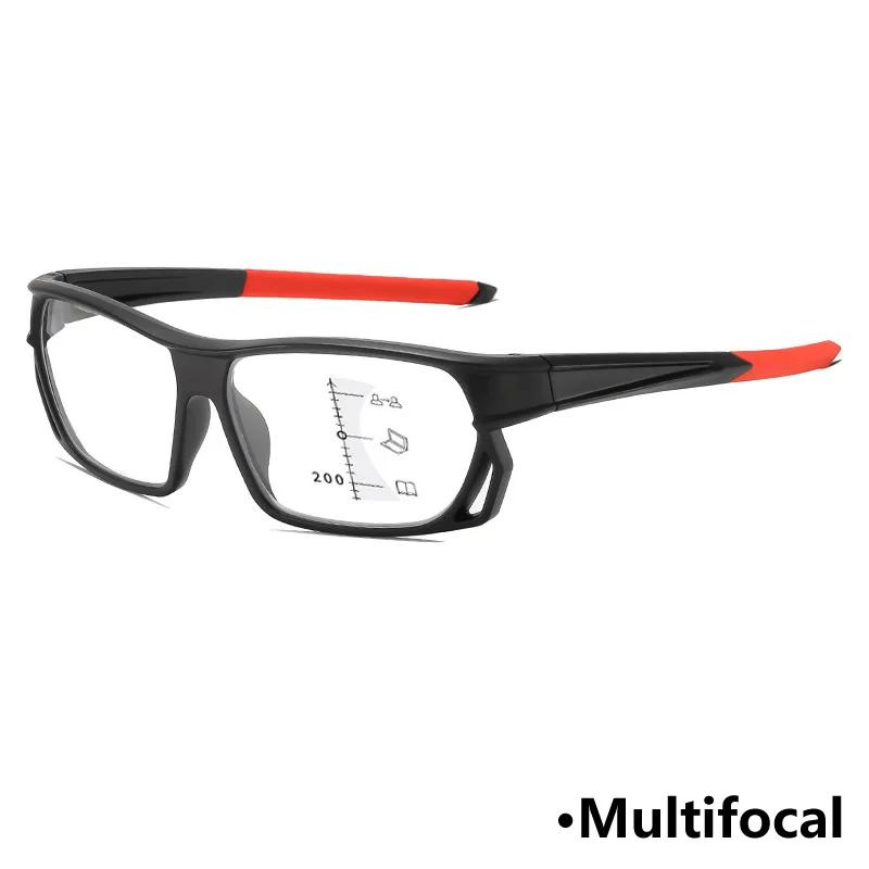 Blue Light Protection Glasses For Far And Near Distances Sports Photochromic Multifocal Reading Glasses Hd Presbyopia Glasses