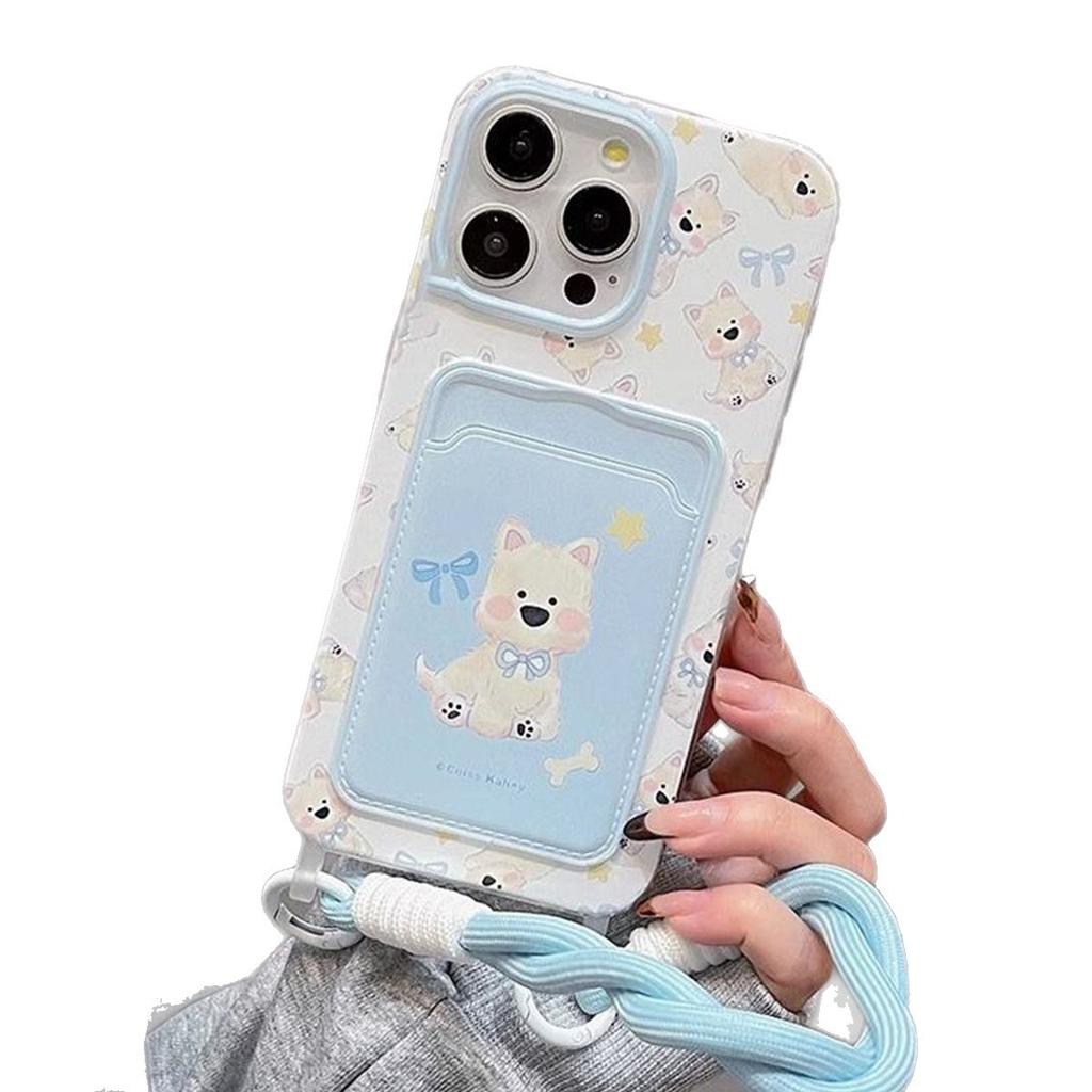 Lanyard Kartenhalter Handyhülle Welpe Trendig Weiblich Anti-Fingerabdruck Personalisiert Vollständiger Rand Temperament Neu Ins Lanyard Handyhülle