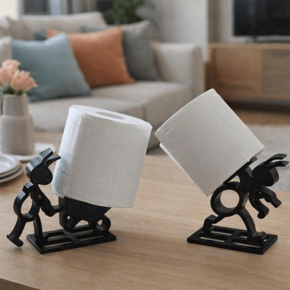 Practical 3D Printed Ant Paper Roll Holder Plastic Cute Ant Napkin Holder Decorative Black Napkin Dispenser Holiday Gift