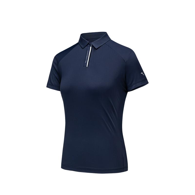 

Anta Comfortable Simple Solid Color Versatile Breathable Short Sleeve Polo Shirt Women tops 162537123-8 S