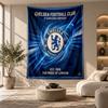 Decorative Tapestry,Chelsea FC Printed Wall Art, Lightweight Wall Hanging For Bedroom Background