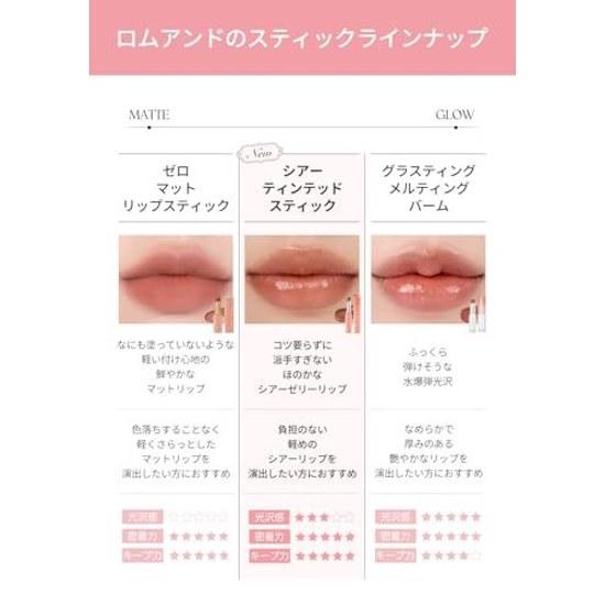Romnd Sheer Tinted Stick Lip Tint (04 Camel Nuts 2g)