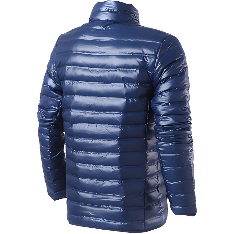 Adidas Warm Solid Color Casual Long Sleeve Down Jacket Men Jackets Blue BQ7774